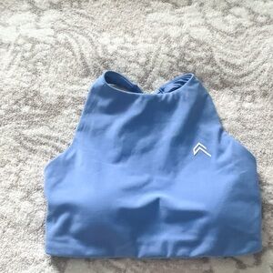 Oner Active Easy Lift High Neck Glaucous Blue Bra Medium